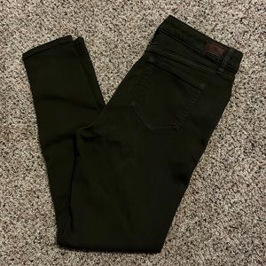 LAUREN Ralph Lauren Dark Green Skinny Pant - Size 4 Petite
